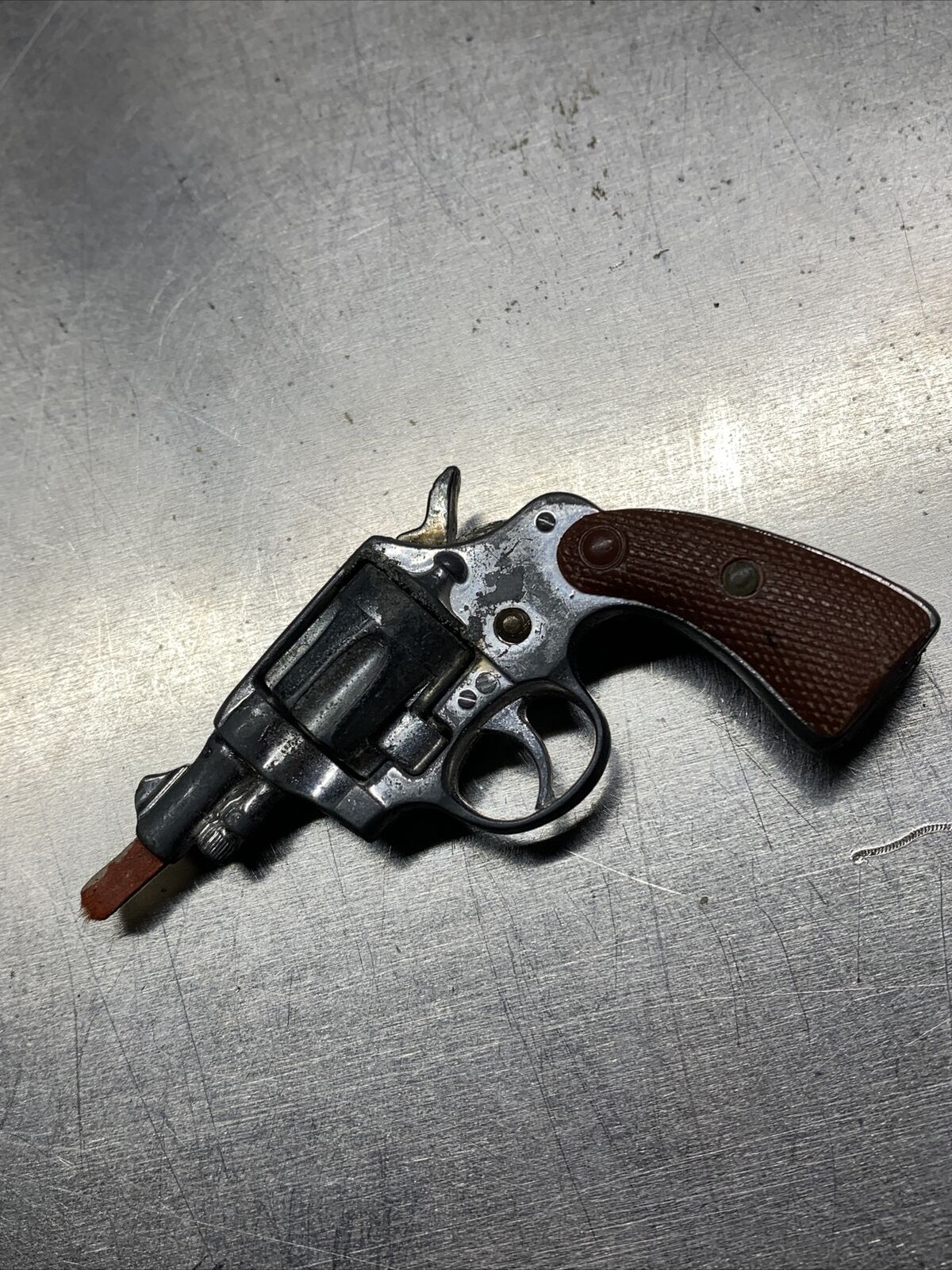 Vintage Mini Smith & Wesson? Revolver Cap Gun Working