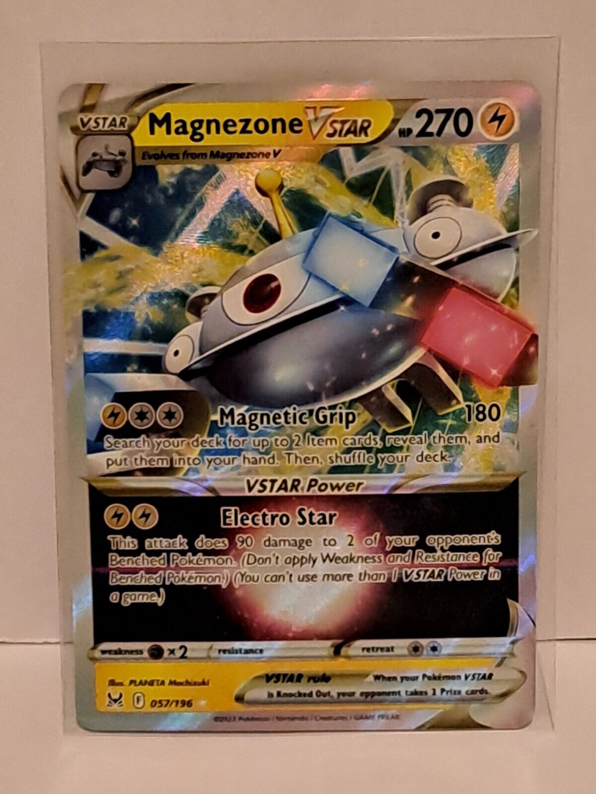 Pokemon Card Magnezone VSTAR 057/196 LOST ORIGIN Ultra Rare Holo Near Mint