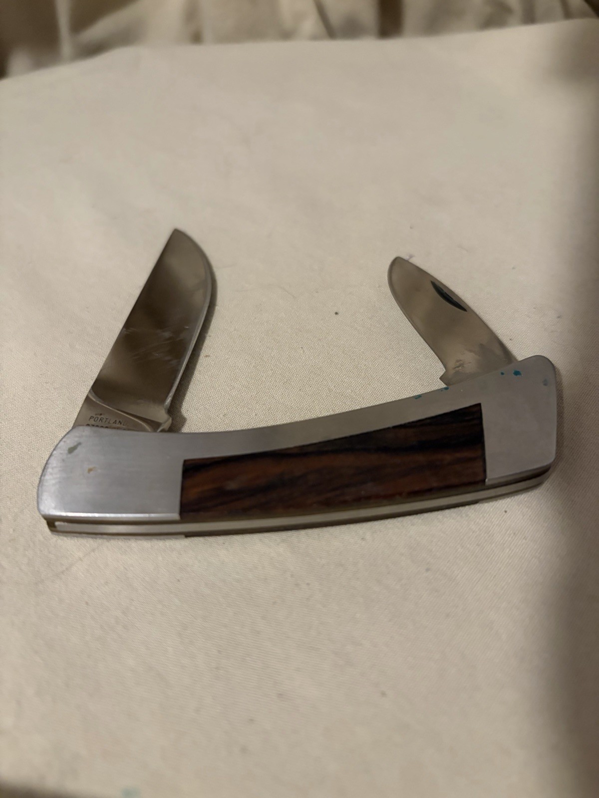 Vintage Gerber Folding Sportsman ll FS ll Lockback Knife Wood Handle USA 4\ Vintage Gerber Folding Sportsman ll FS ll Lockback Knife Wood Handle USA 4\