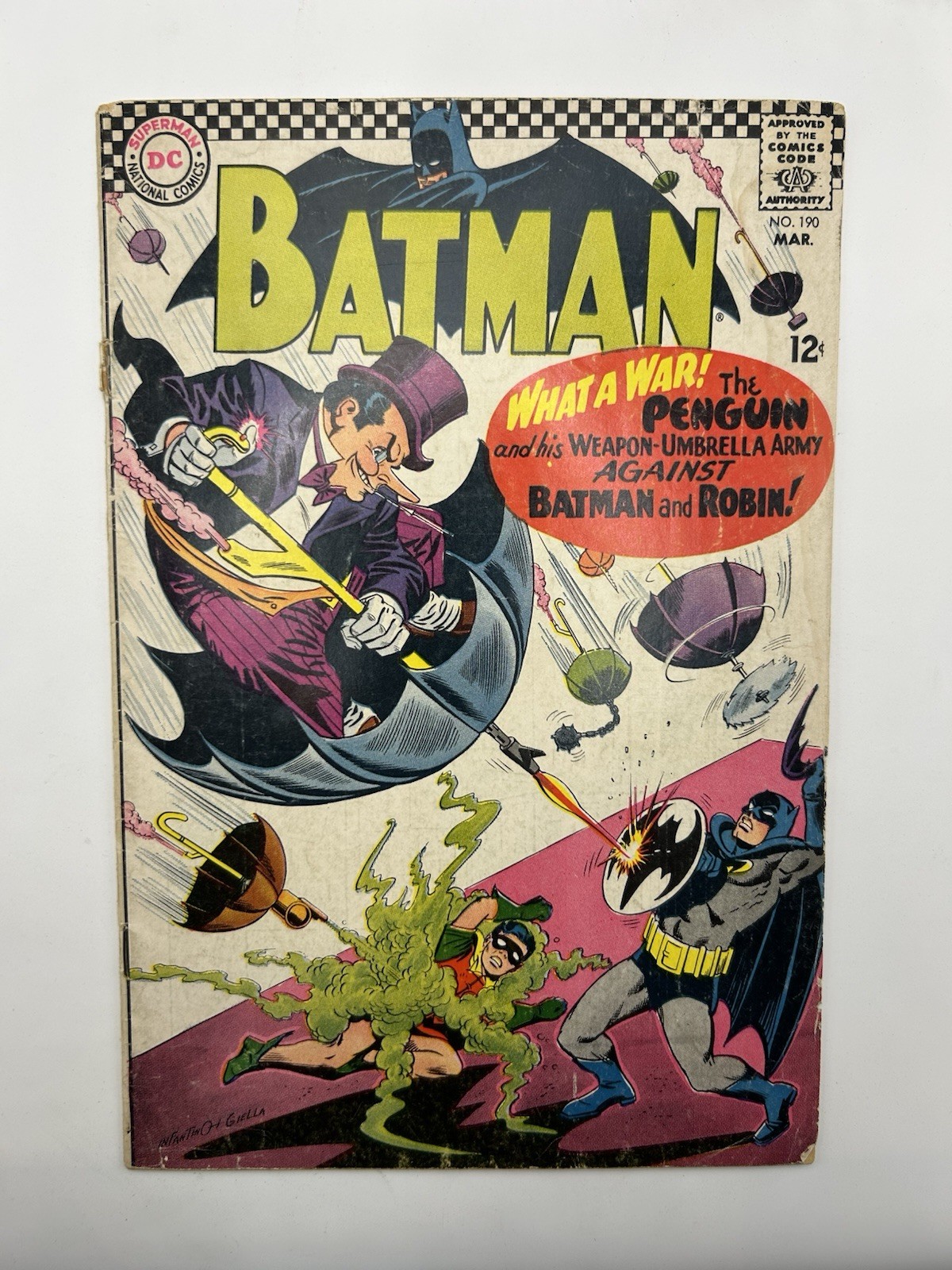 Batman #190 (DC Comics 1967) Silver Age Classic Penguin Cover