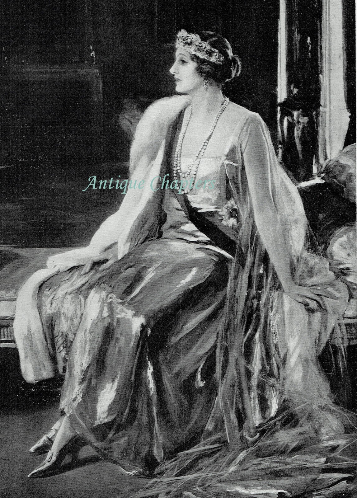 Grace Hinds Marchioness Curzon Of Kedleston 1923 Sir John Lavery Print Article