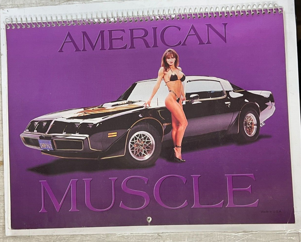 AMERICAN MUSCLE CARS 1997 CALENDAR Vintage RARE