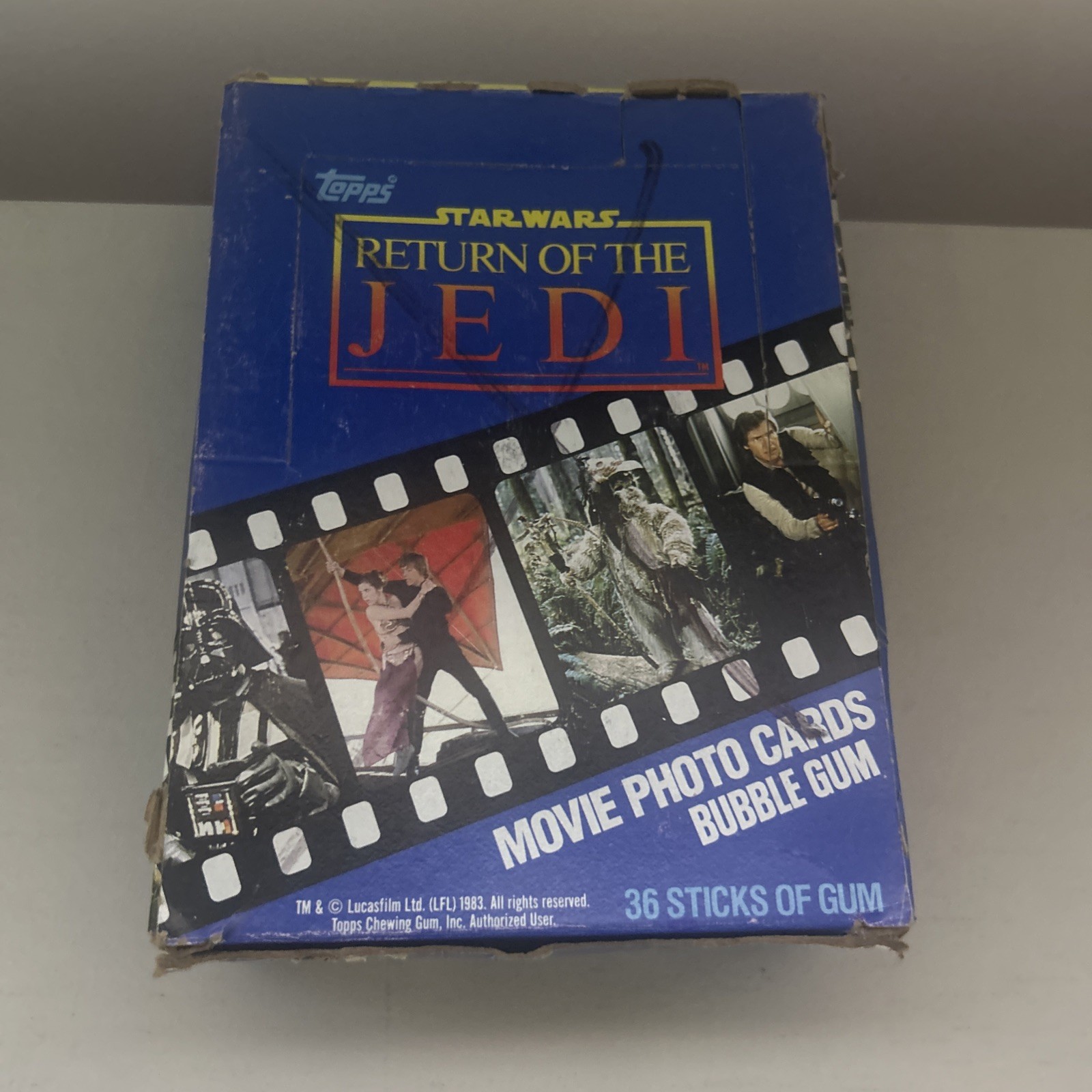1983 Topps Star Wars Return of the Jedi Series 1 Wax Box 33 of 36 SEALED Packs