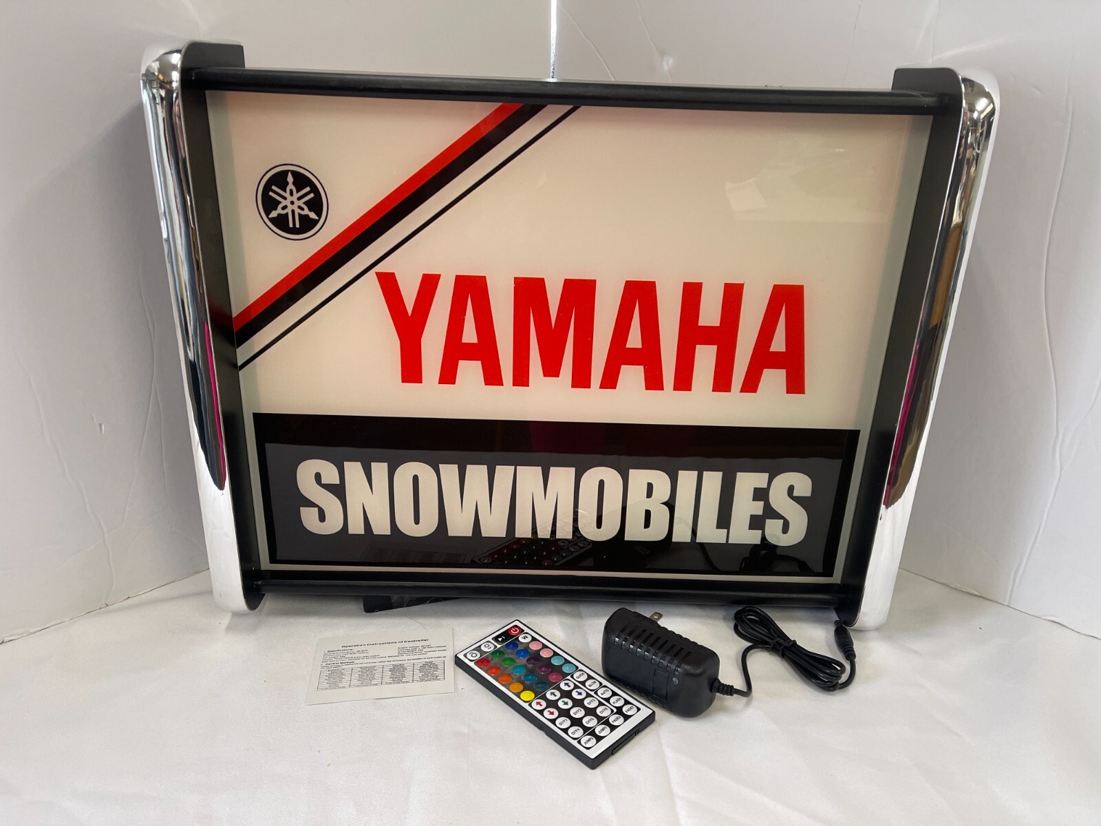 Yamaha Snowmobiles LED Display lighted sign lightbox Wall hanging Light