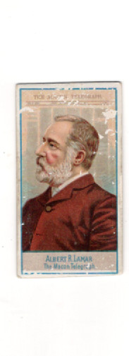 1887 N1 #27 Albert R. Lamar, Allen & Ginter American Editors