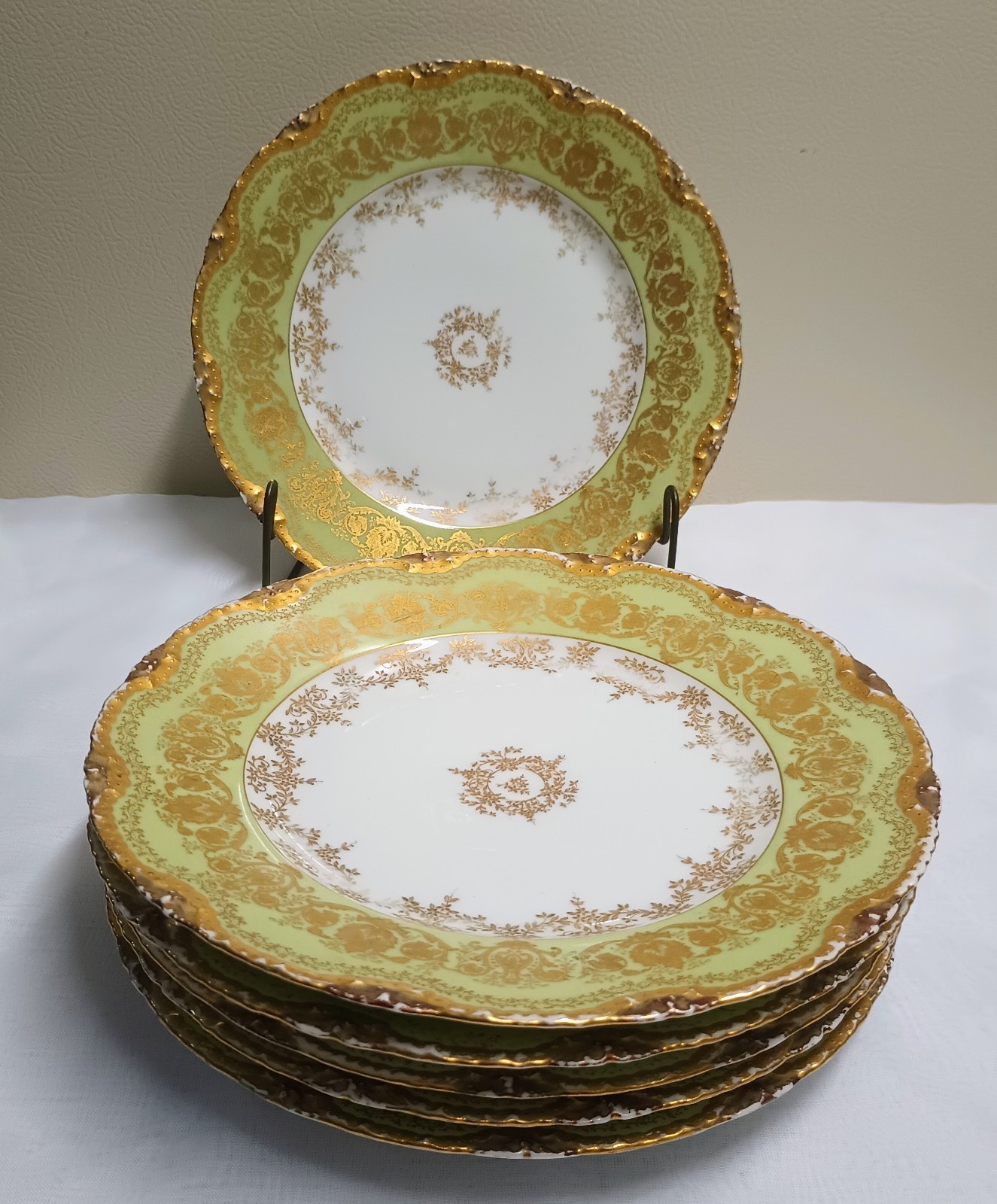 1903 Theodore Haviland 24K Gold Limoges Ranson J Seth Hopkins China Set Lot Vtg 1903 Theodore Haviland 24K Gold Limoges Ranson J Seth Hopkins China Set Lot Vtg