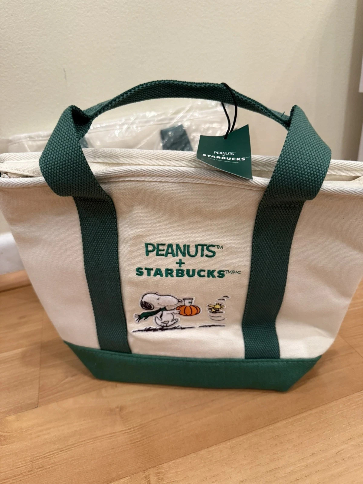Hot Sale  2026 Starbucks × Peanuts Snoopy Canvas Tote Bag – Free Delivery