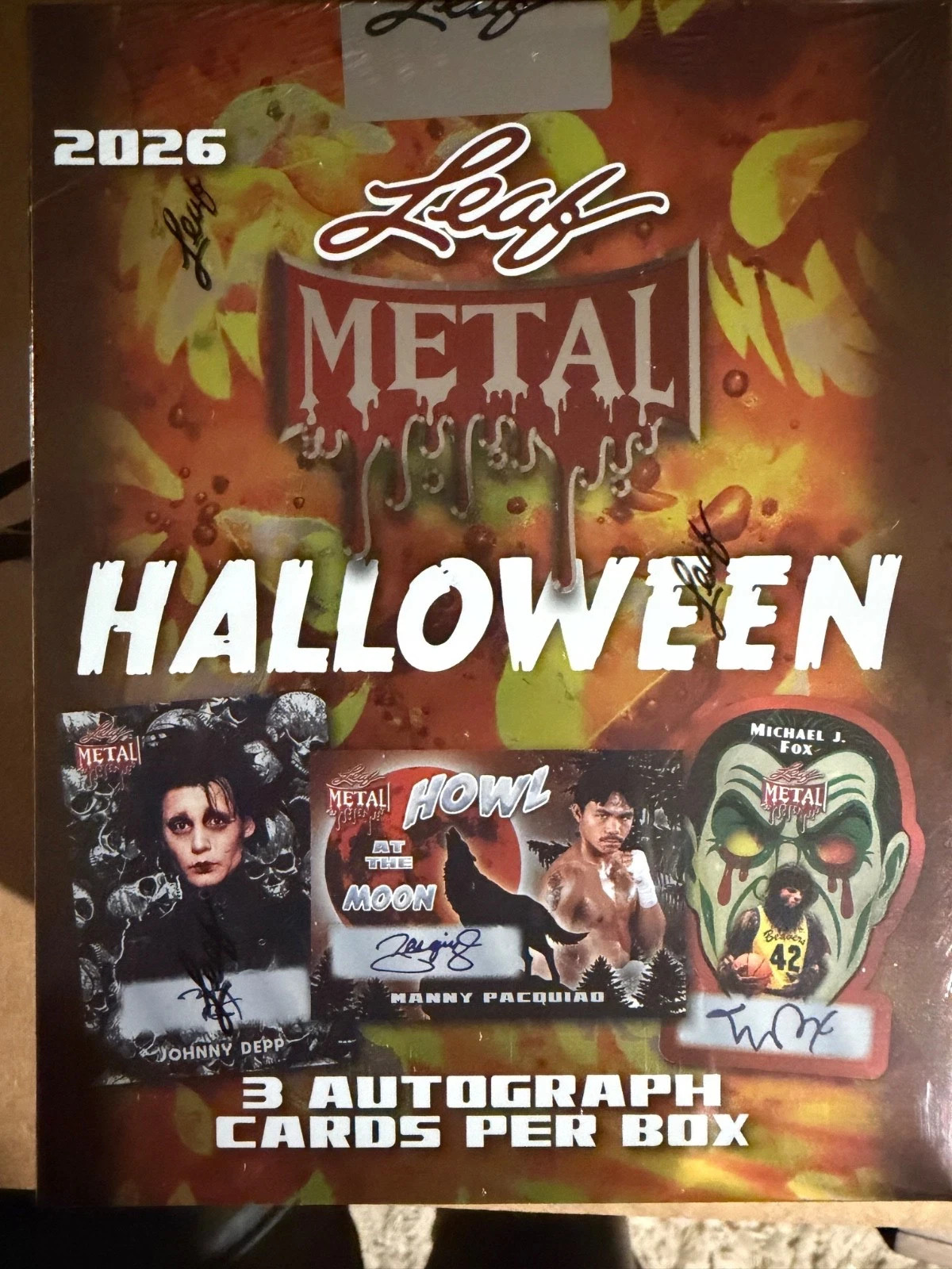 2026 Leaf Metal Halloween Factory Sealed Hobby Box