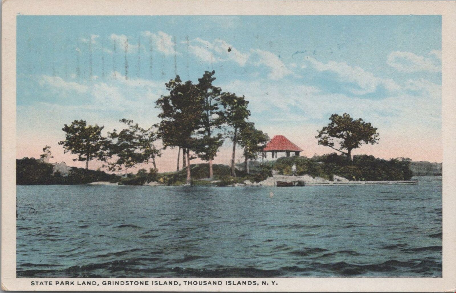 Postcard State Park Land Grindstone Island Thousand Islands NY 