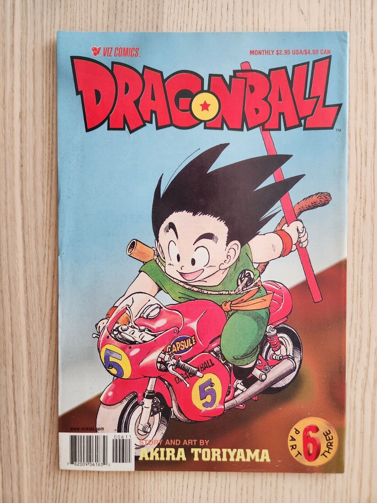 Dragon Ball Part Three #6 VIZ Comics 2000 High Grade Copy 1st Print