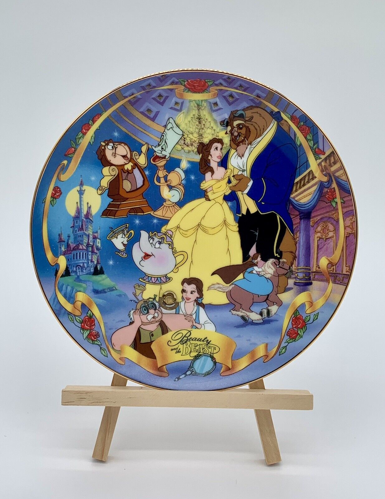 Bradford Exchange Disney Beauty & the Beast “A Tale As Old As Time”Musical Plate