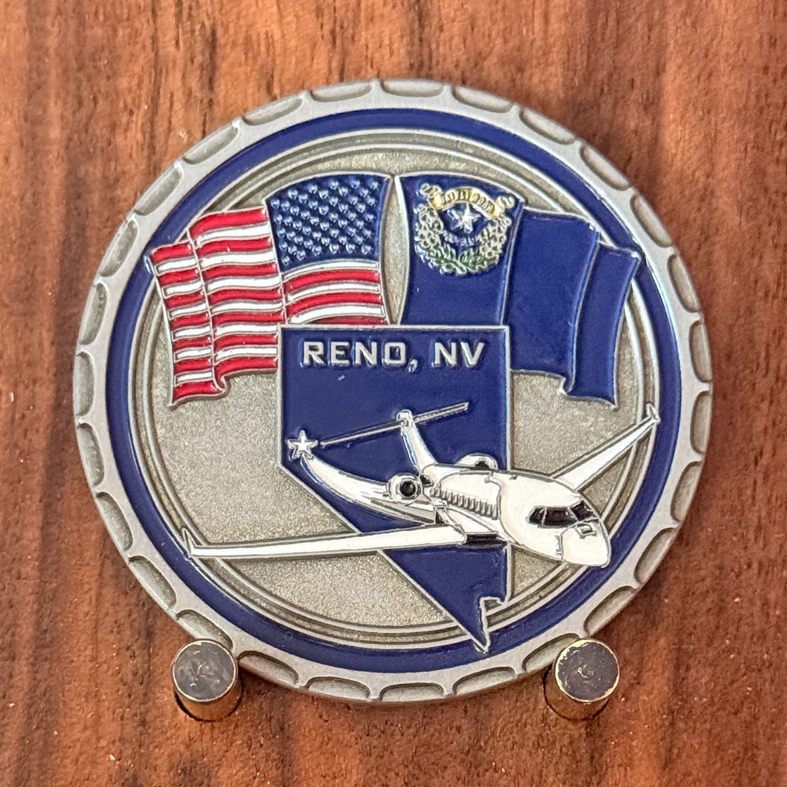 Stellar Aviation Reno NV Military First Responders Challenge Coin  W#20