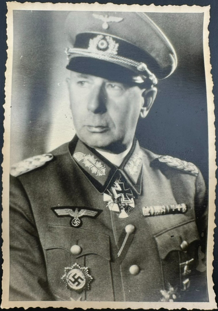WWII German General Walther Lucht Portrait Photo Military History Memorabilia