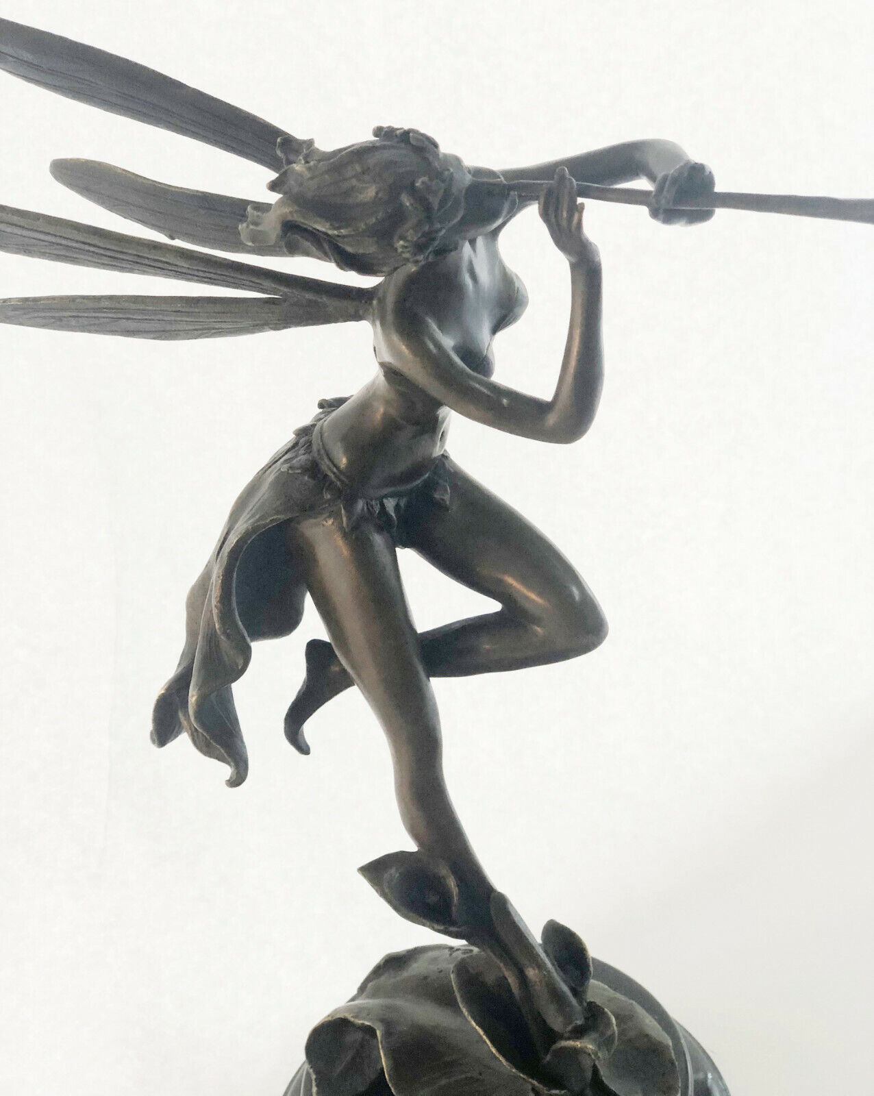 Collectible/Gift Original Aldo Vitaleh Fantasy Fairy Art Bronze Sculpture Decor