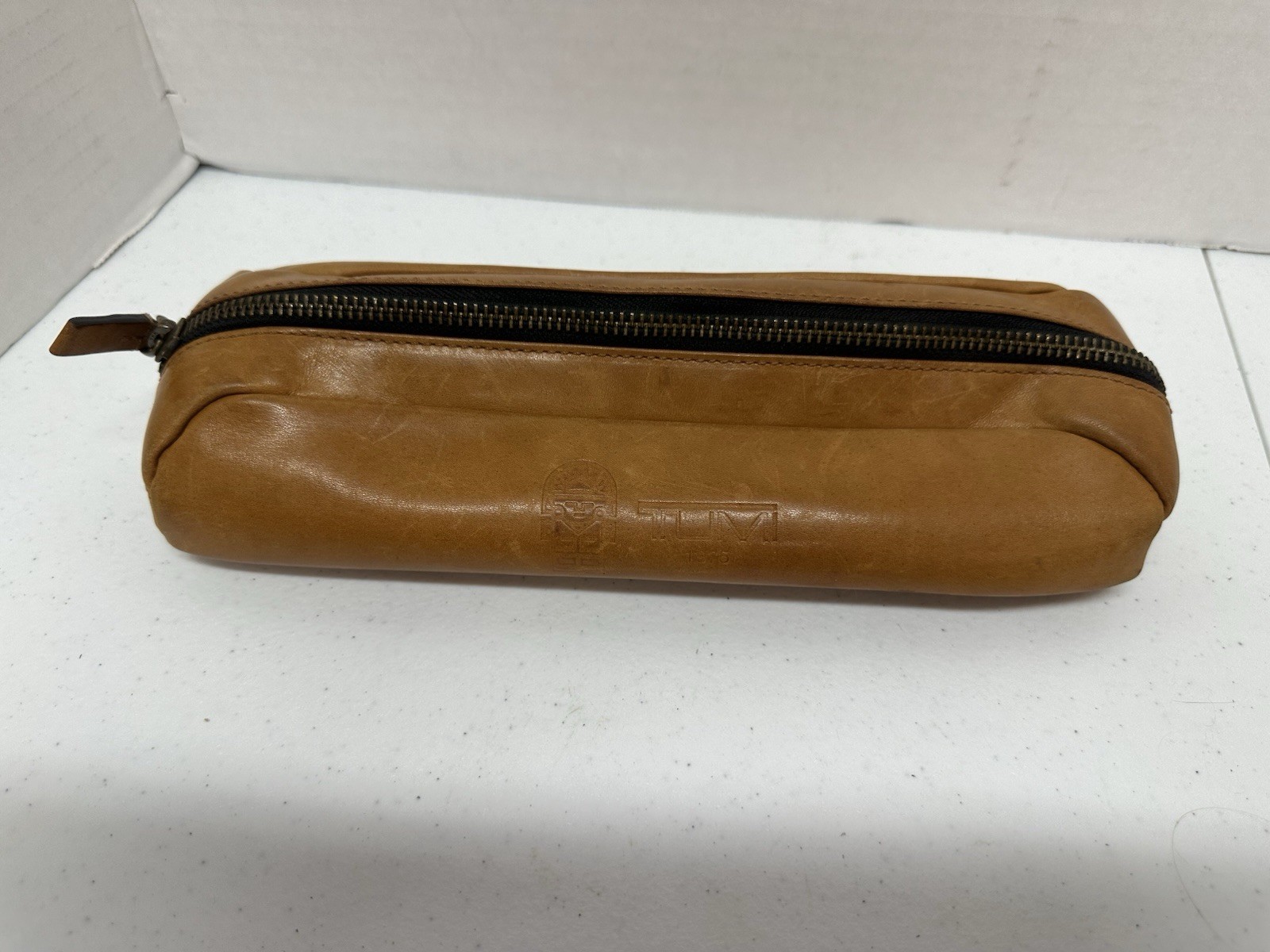 Tumi 1975 Anniversary Collection Leather Pencil Case Limited Edition