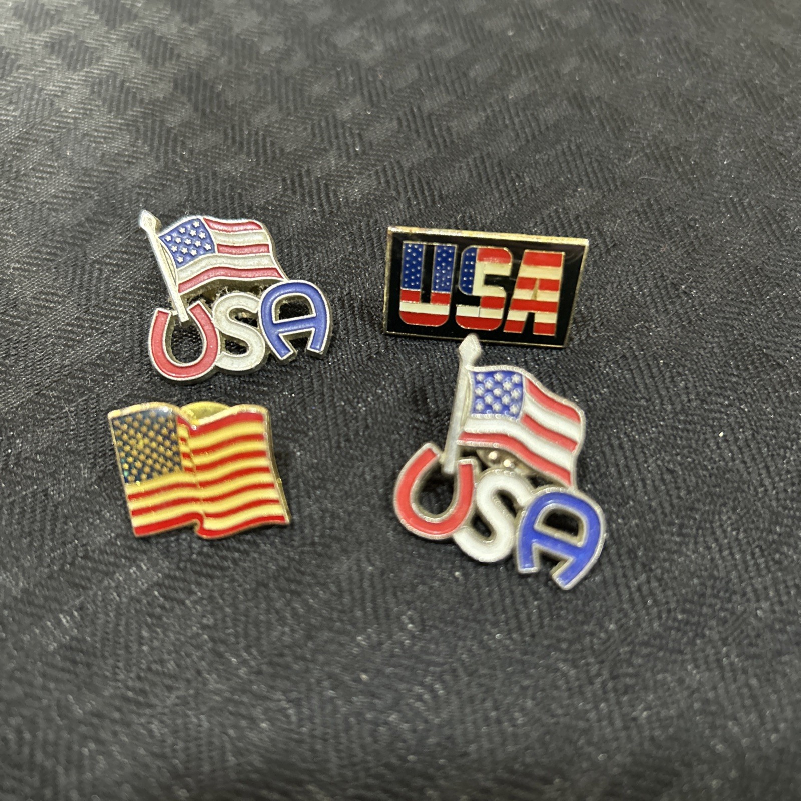 4. Vintage USA Lapel Pins