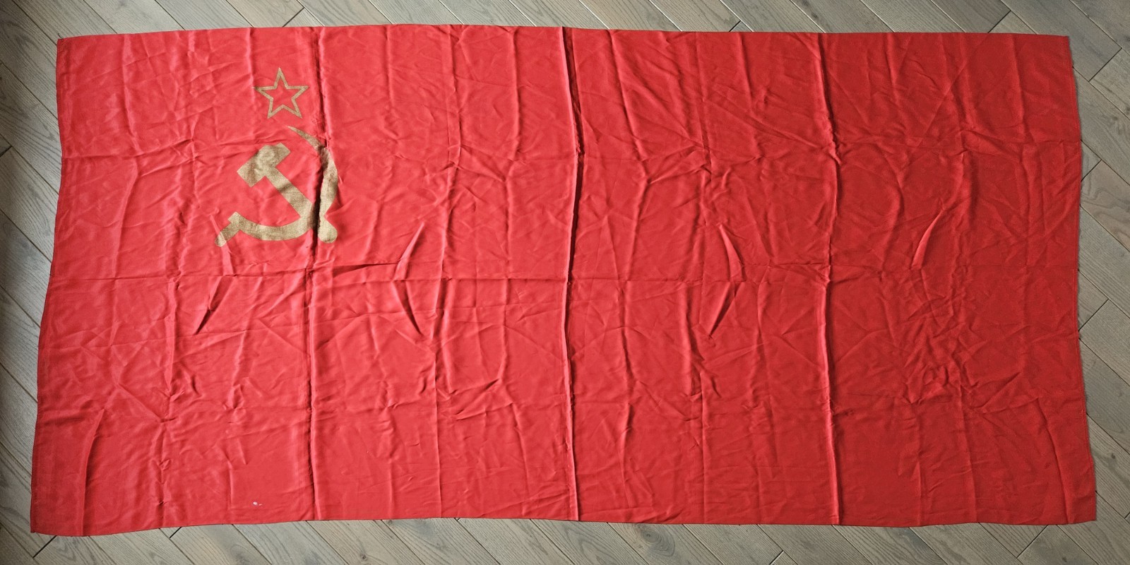 Original National USSR Flag of the Soviet Union Flag Hammer & Sickle Red Russian