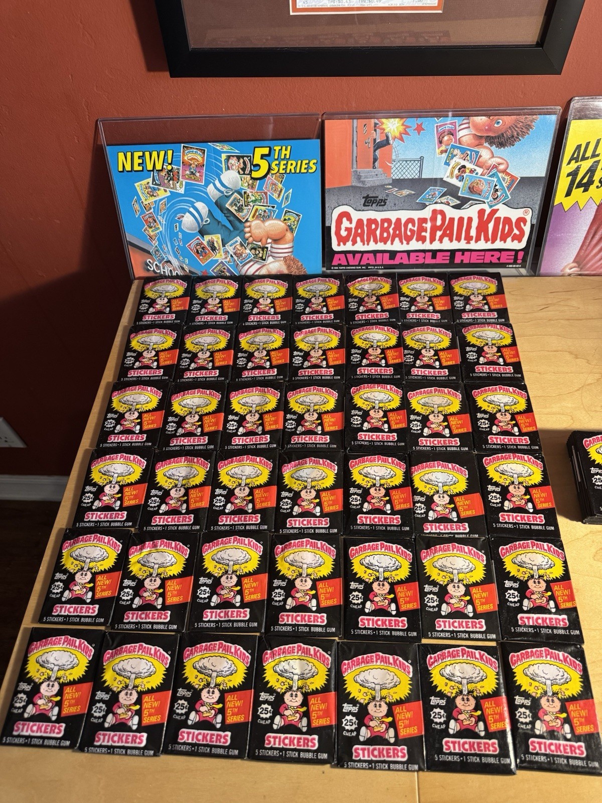 NEW 1986 Topps Garbage Pail Kids Original 5th Series 5 GPK 48 Wax Packs OS5 BOX