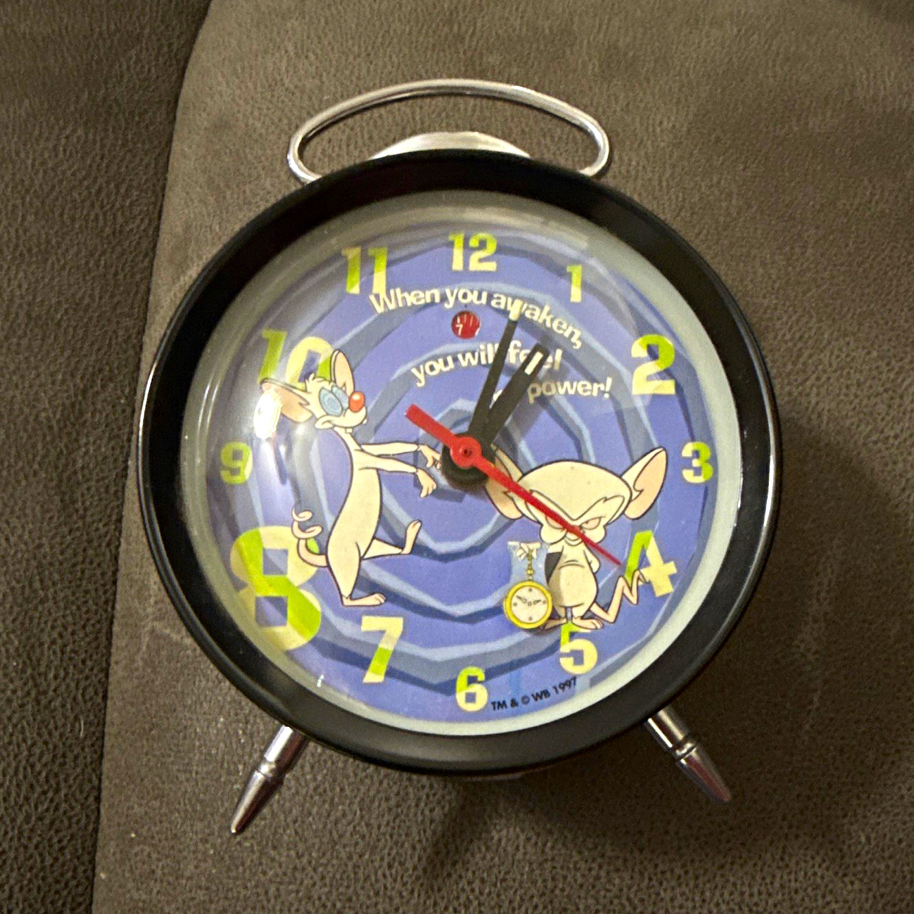 1997 Pinky and the Brain  Alarm Clock Works