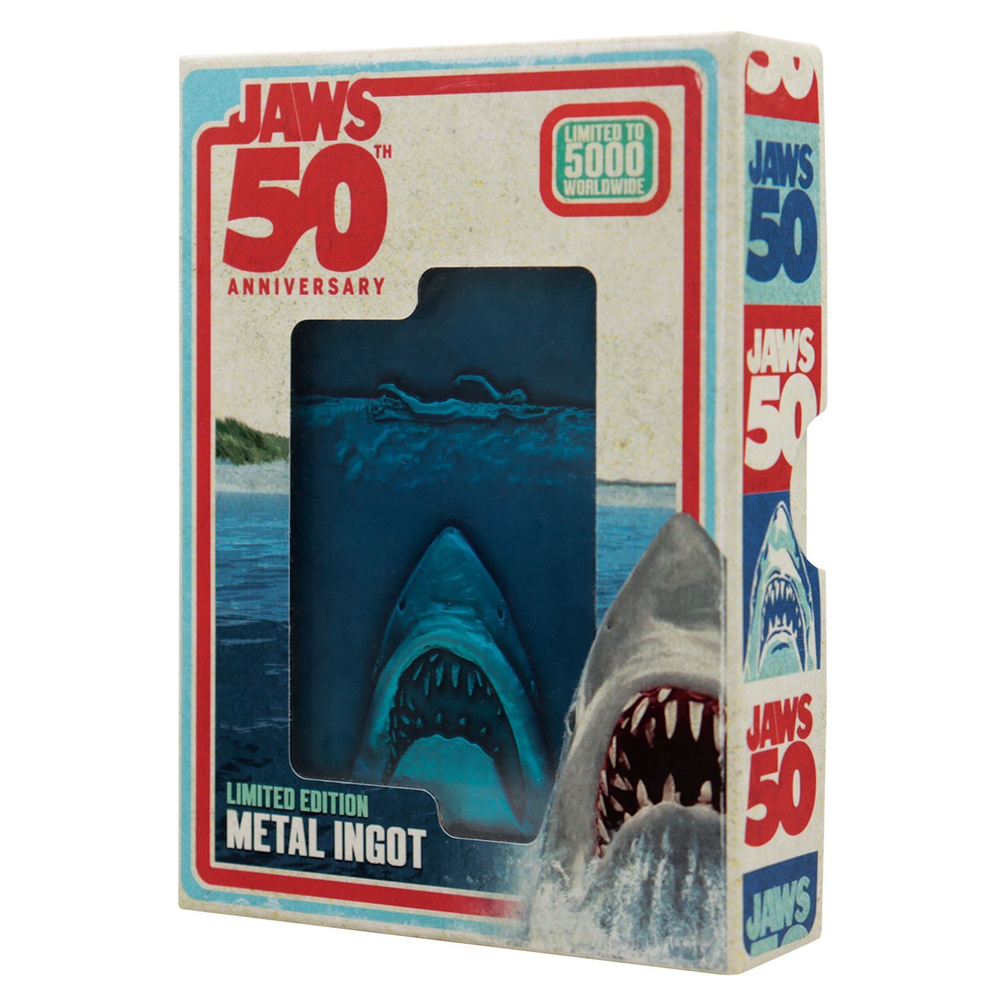 Jaws 50th Anniversary Poster Limited Edition (5000) Metal Collectible - Numbered