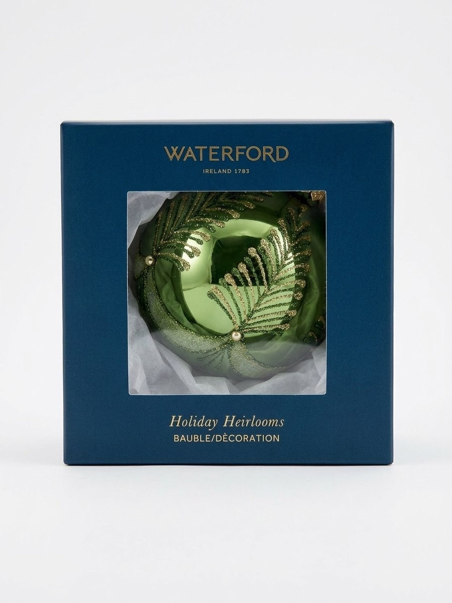 Waterford Holiday Heirloom Christmas Ornaments Green 1080345