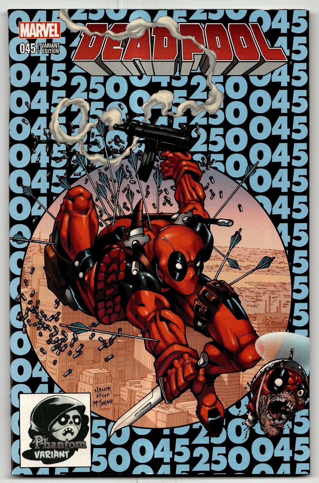 Deadpool #45 Variant Cover Nauck after McFarlane Marvel 2015