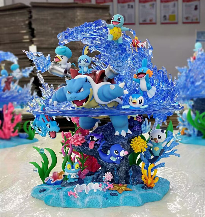 Ocean Blastoise Egg Studio Resin Statue Collectibles Model 32cm Ocean Blastoise Egg Studio Resin Statue Collectibles Model 32cm