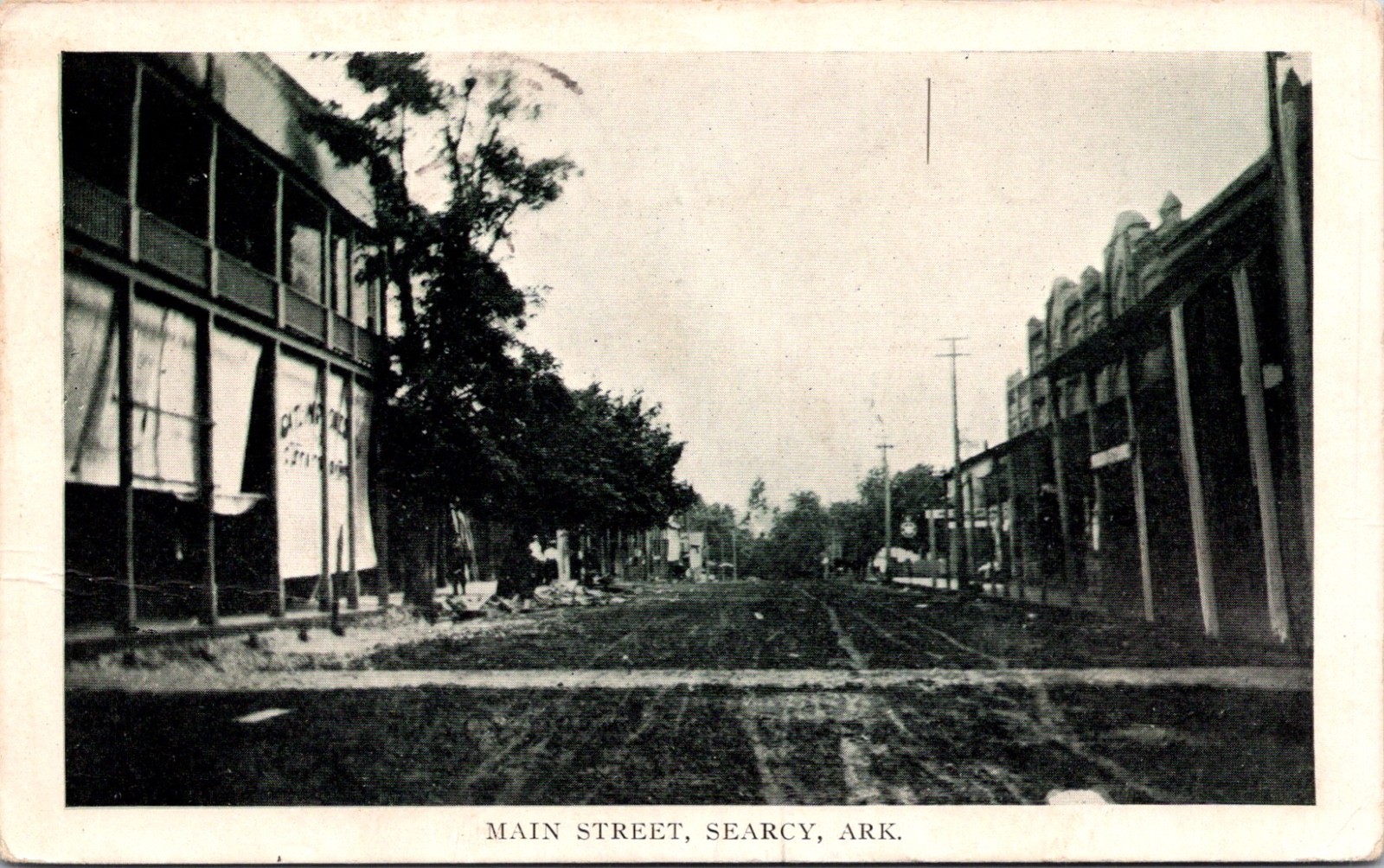 Postcard Main Street, Searcy, Arkansas Posted 1909