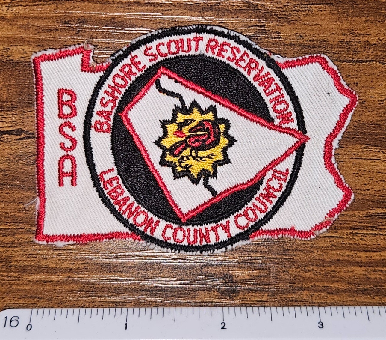 Bashore Scout Reservation Lebanon County Council Boy Scout BSA Patch