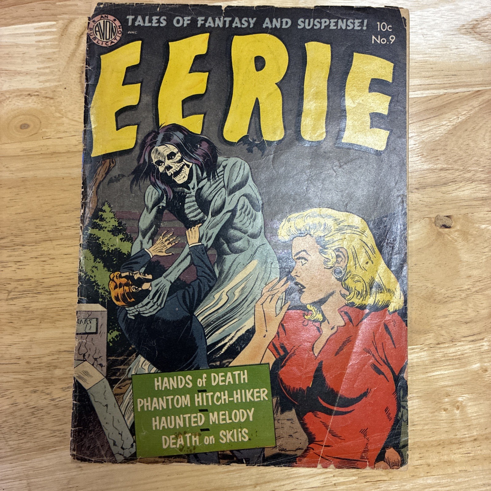 Eerie #9 - PCH Massive Headlights Cover  Avon Comics