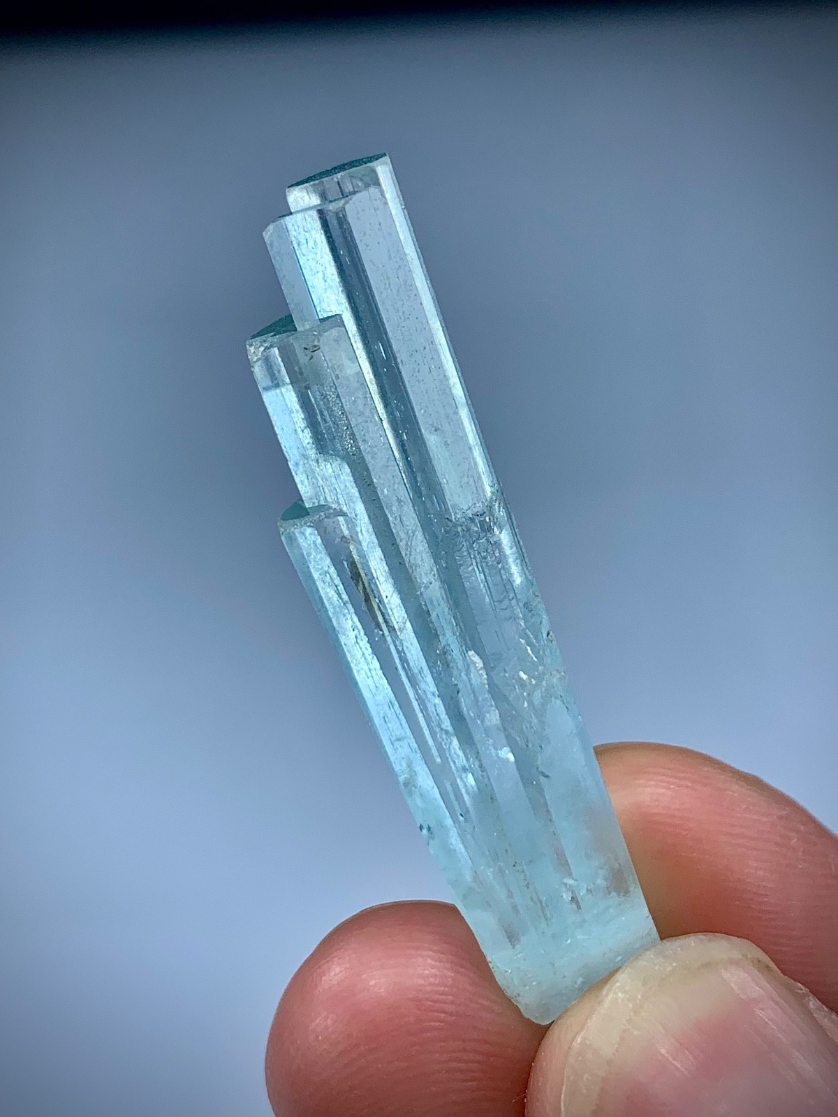 7.57-gram Natural Aquamarine Floater Crystal From Shigar Pakistan