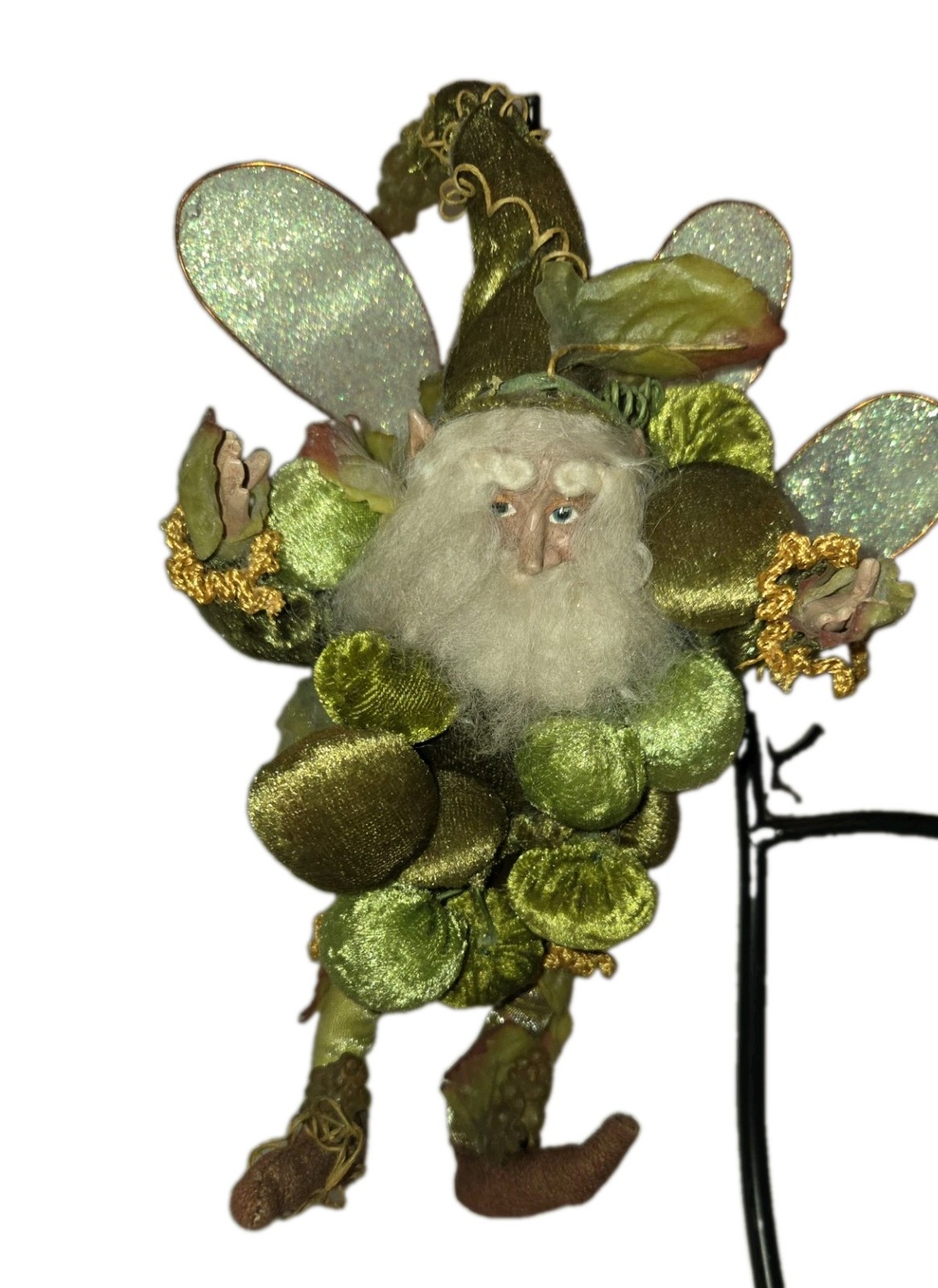 Mark Roberts Grape Fairy Figure Green Small VTG Limited Edition Item #51-35926