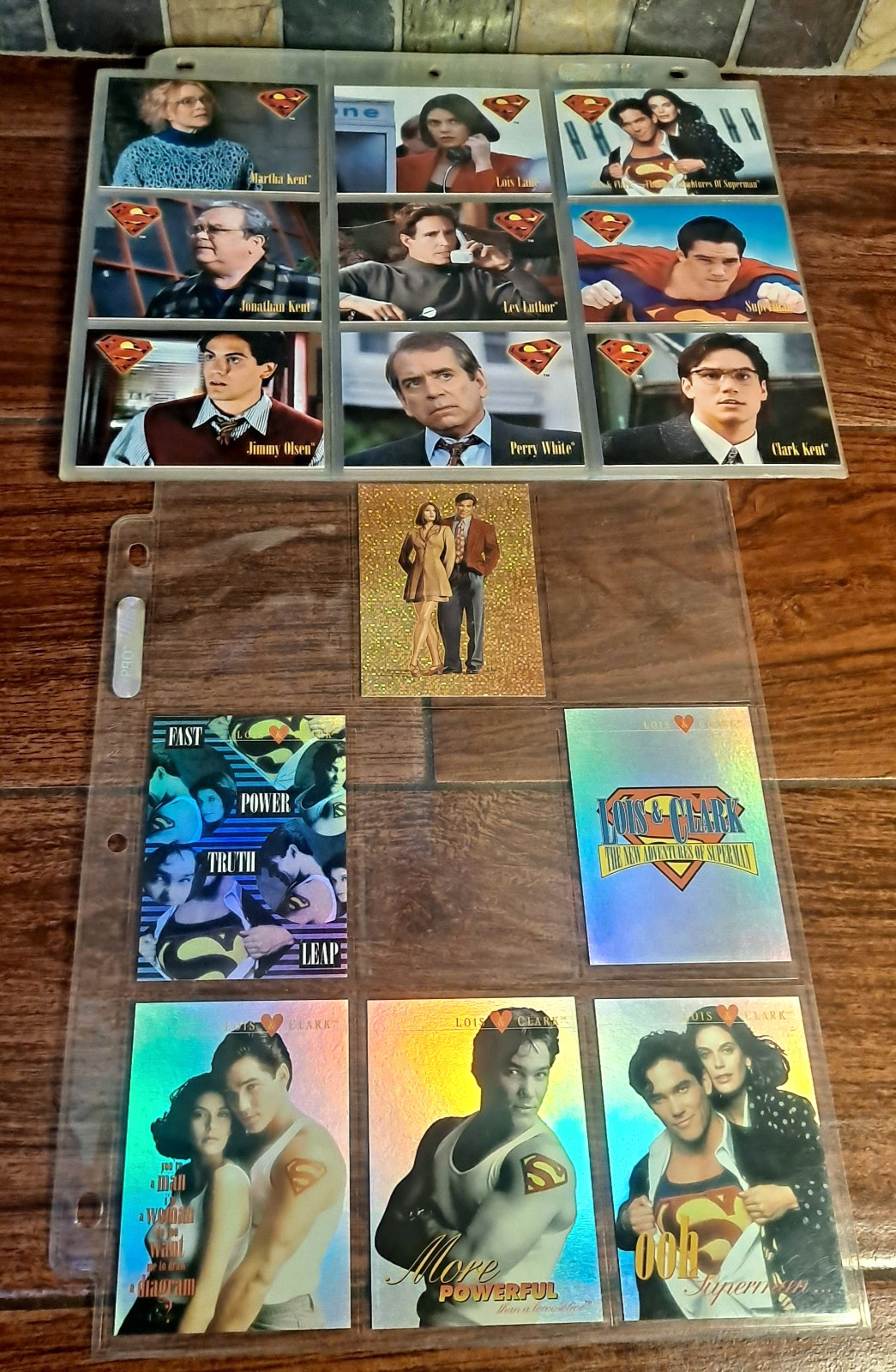 1995 Skybox Lois & Clark New Adventures of Superman Set 90 + 6 Inserts