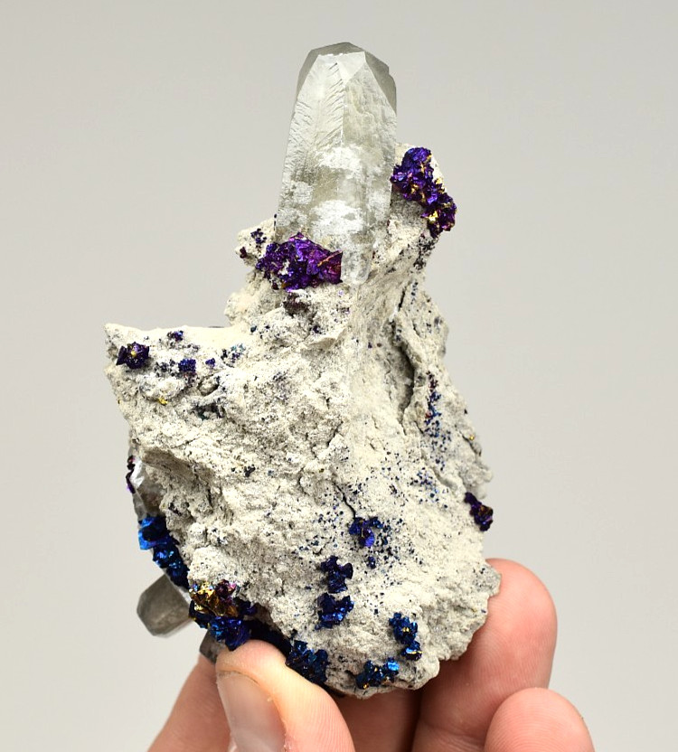Calcite with Chalcopyrite - Sweetwater Mine, Reynolds Co., Missouri