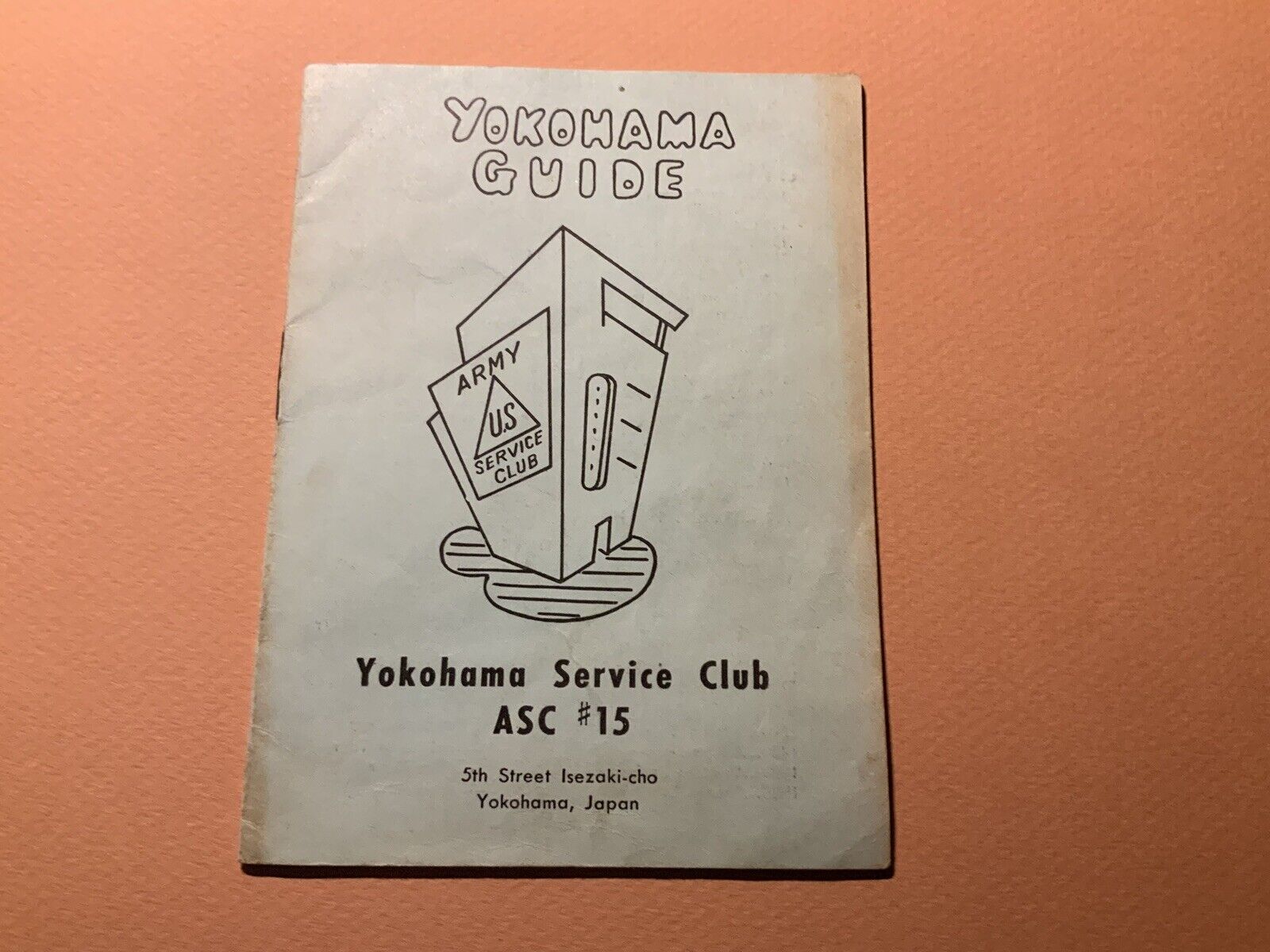 Yokohama Guide Service Club ASC #15 Japan Army US June 1957 Vintage Booklet