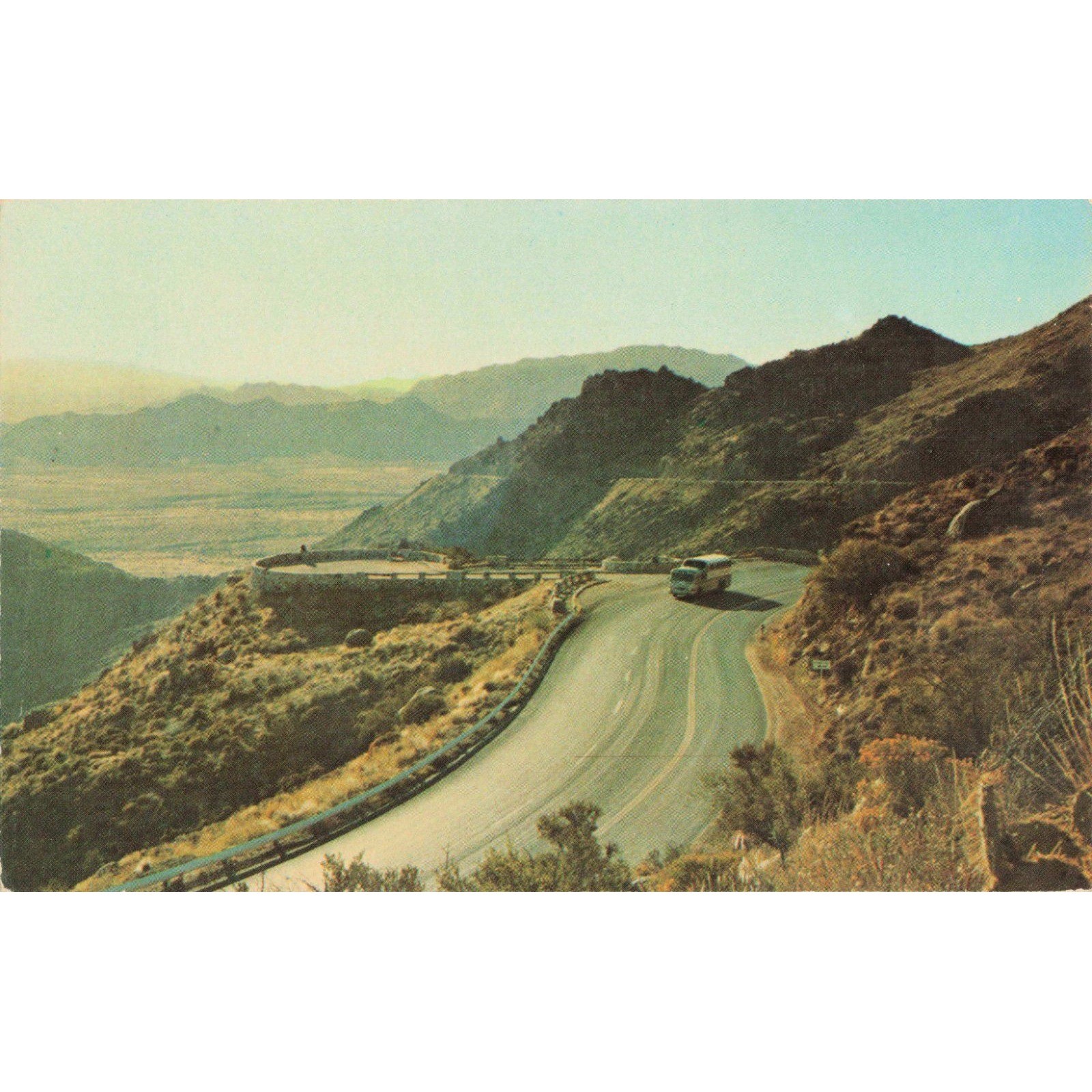 Vintage Yarnell Hill Highway Arizona US 89 Mirro-Krome Postcard Fronske Studio