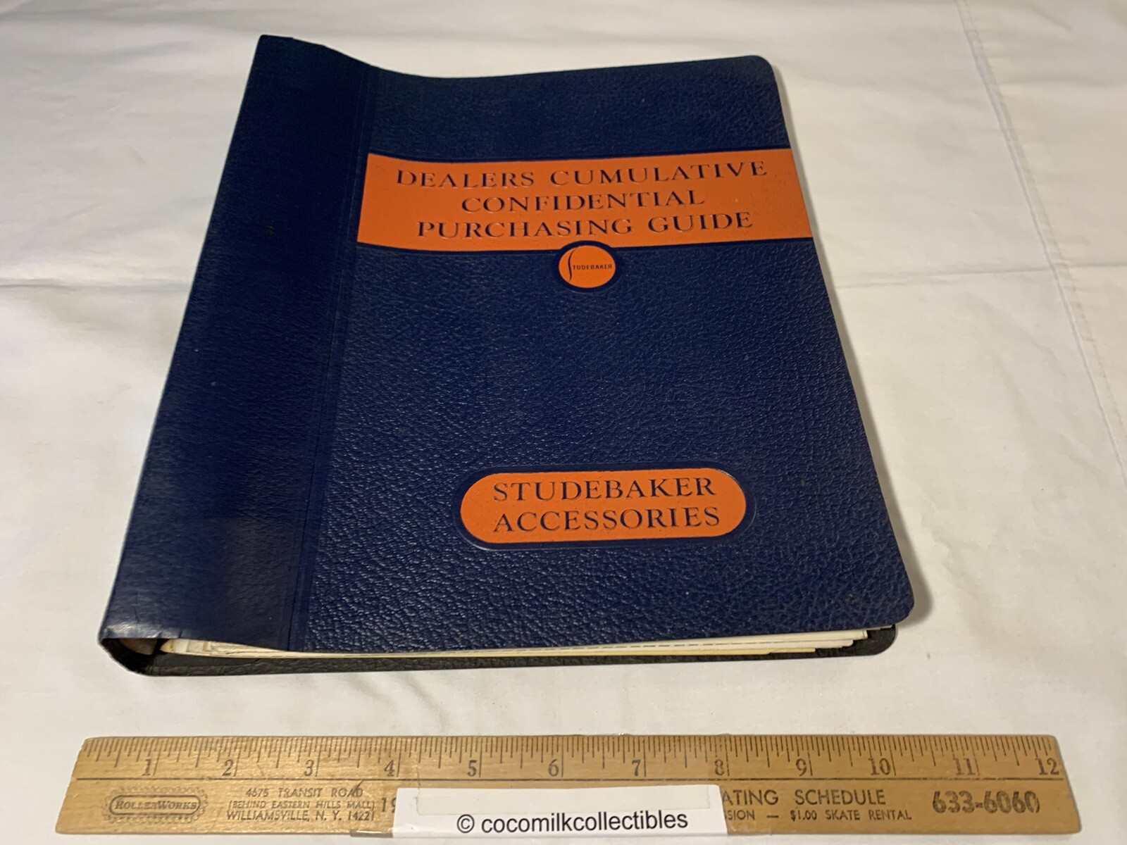 1951 Studebaker Accessories Dealers Cumulative Confidential Purchasing Guide