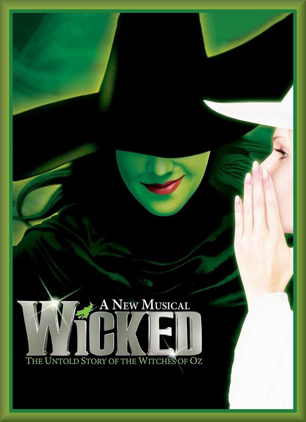Broadway Musical WICKED PLAYBILL, Toolbox - Refrigerator Magnet, 42 MIL