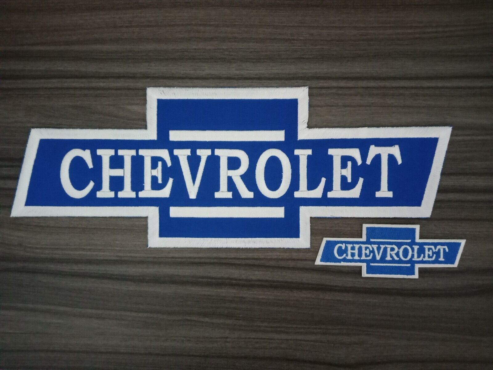 LARGE Size Patch Chevrolet Racing Car Biker Embroidered Iron or Sew on Jacket 
