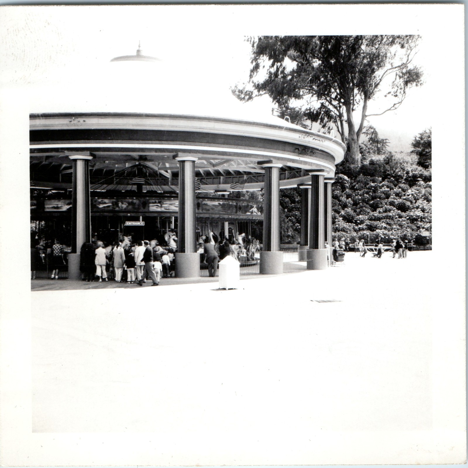 c1950s San Francisco, CA Golden Gate Park Carousel Pavilion Merry-Go-Round Photo