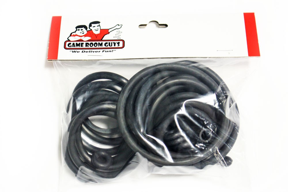 Williams Gorgar Pinball Machine Replacement Repair Rubber Ring Kit Black