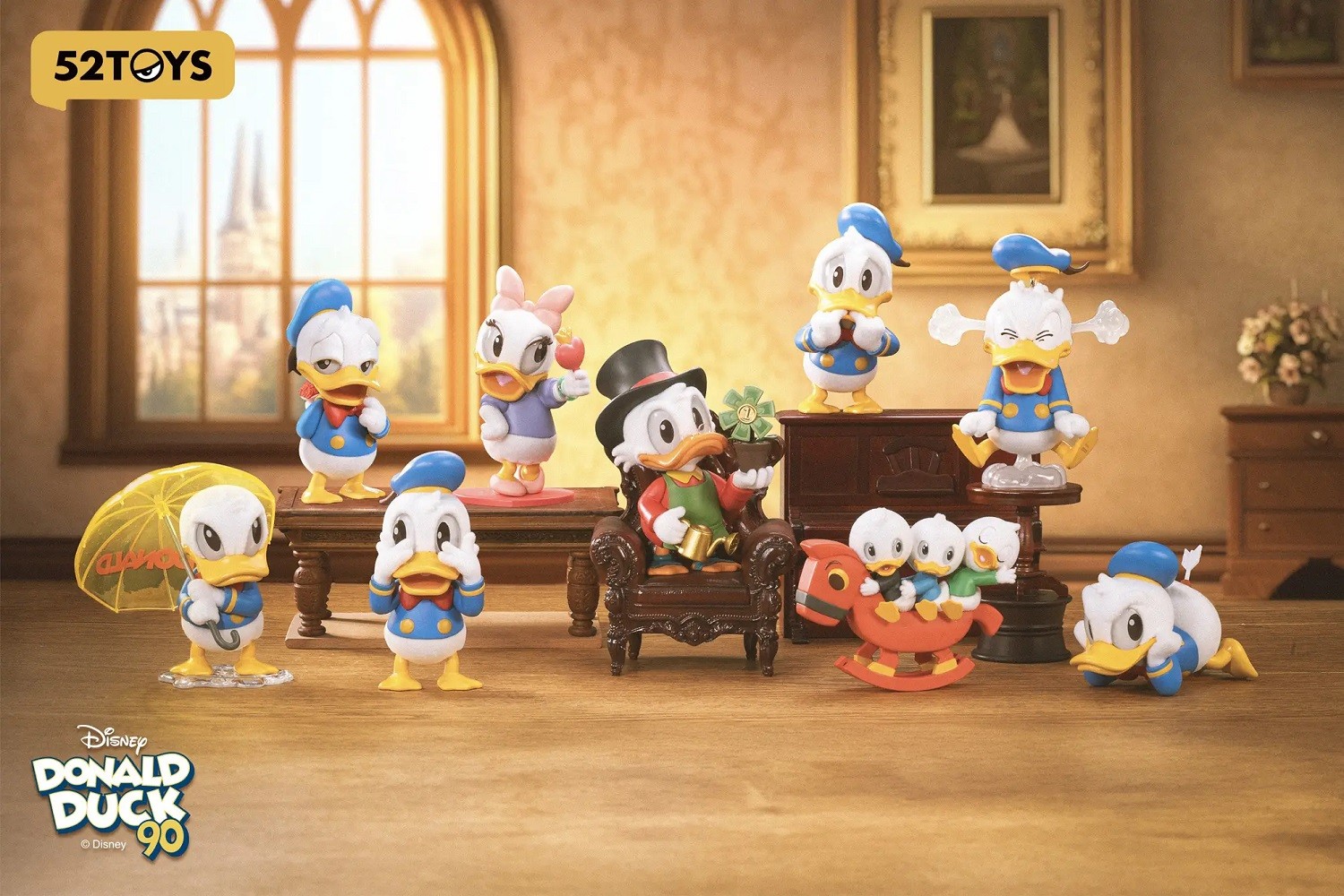 52TOYS Disney Donald Duck Club Series Figure Mystery Blind Box