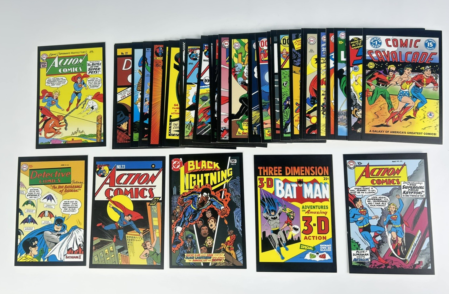 The Art of Vintage DC Comics Postcard Set of 44, batman, superman, wonder women The Art of Vintage DC Comics Postcard Set of 44, batman, superman, wonder women