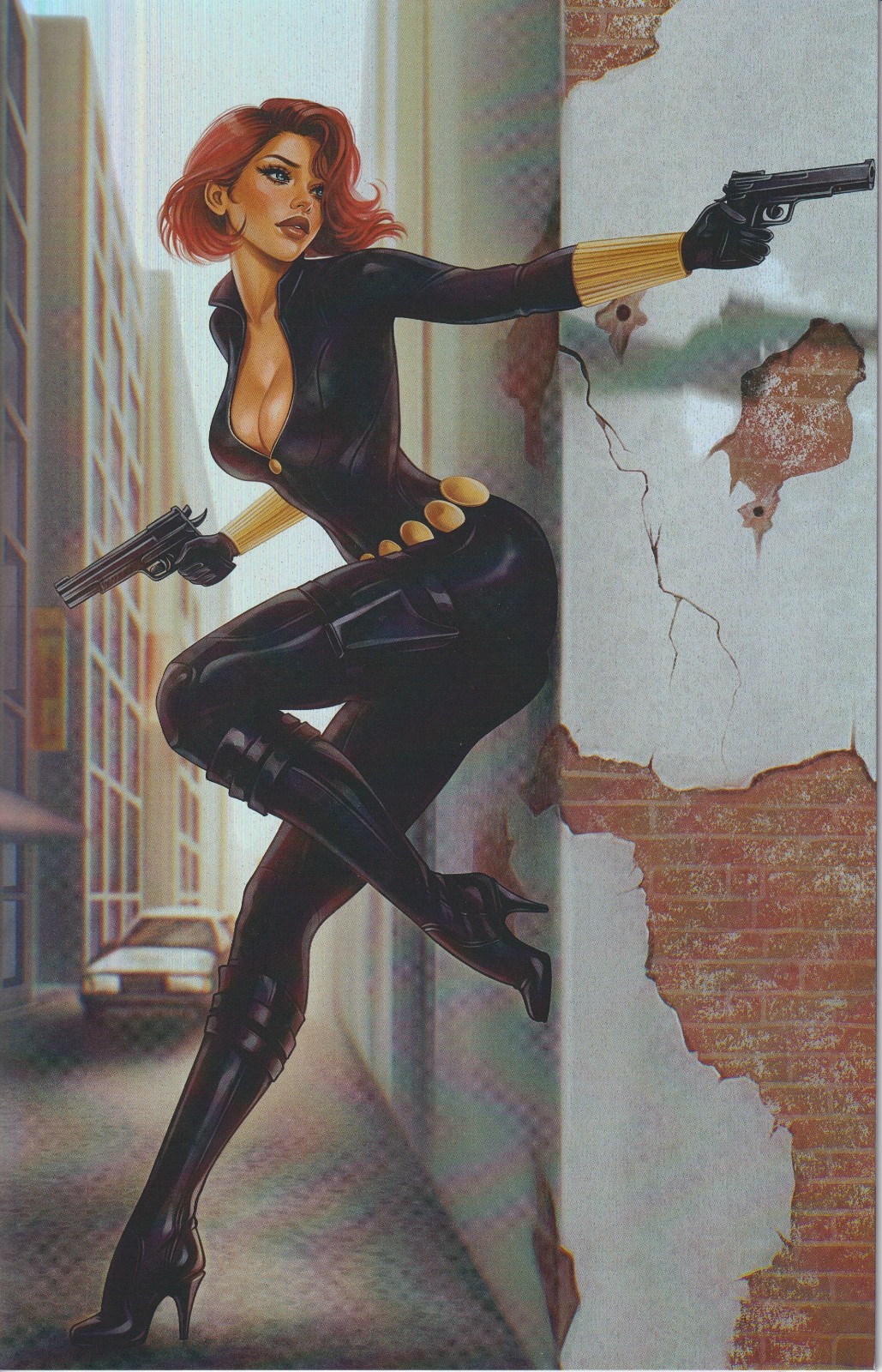 Soto Studios Black Widow Cosplay FOIL Nice Virgin Variant NM+