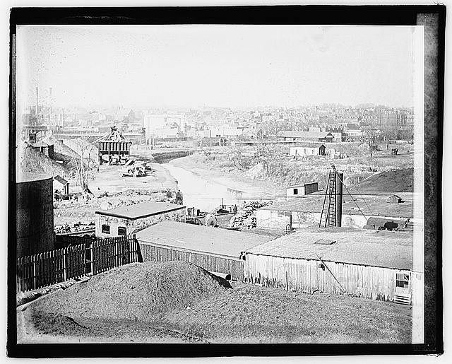 Photo:Barrett C Plant View 1921 Industrial Cityscape Construction Site