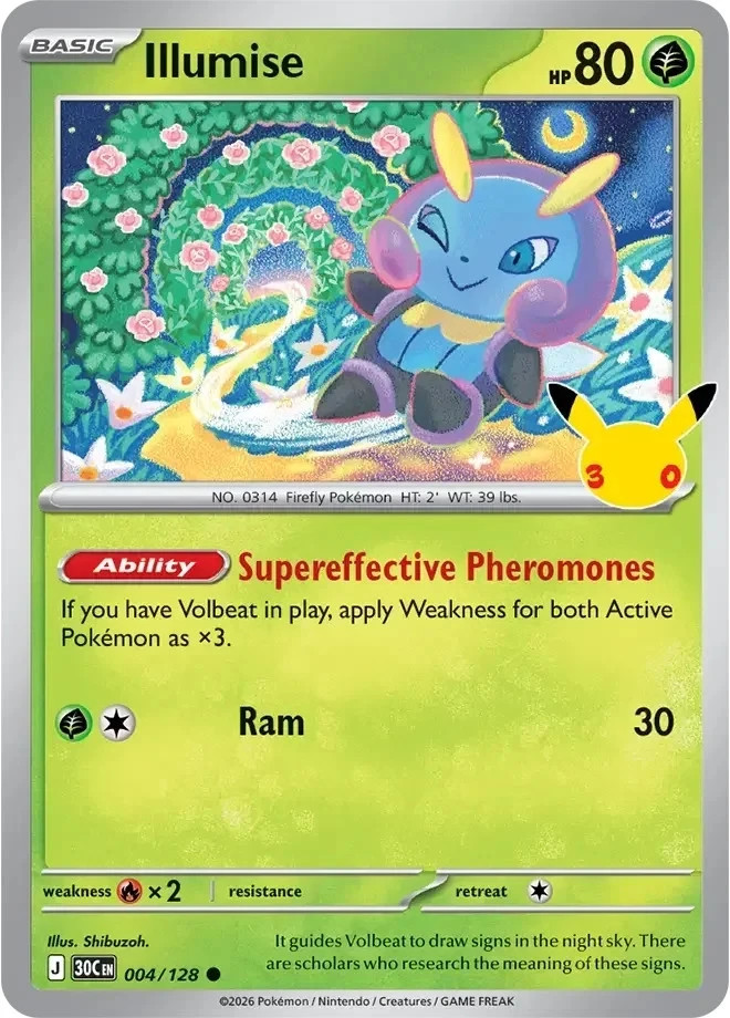 Pokemon 30th Anniversary TCG Singles Cards 001 - 128   Plus Promos updated 23/09