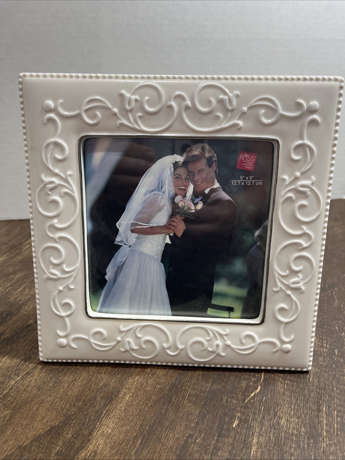 RUSS Porcelain Wedding Picture Frame \ RUSS Porcelain Wedding Picture Frame \