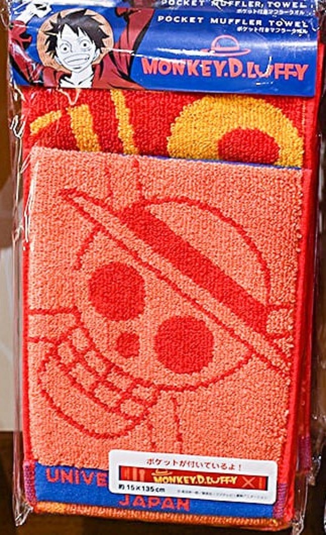 One Piece Luffy Muffler Towel USJ 2022 Limited Edition Collaboration