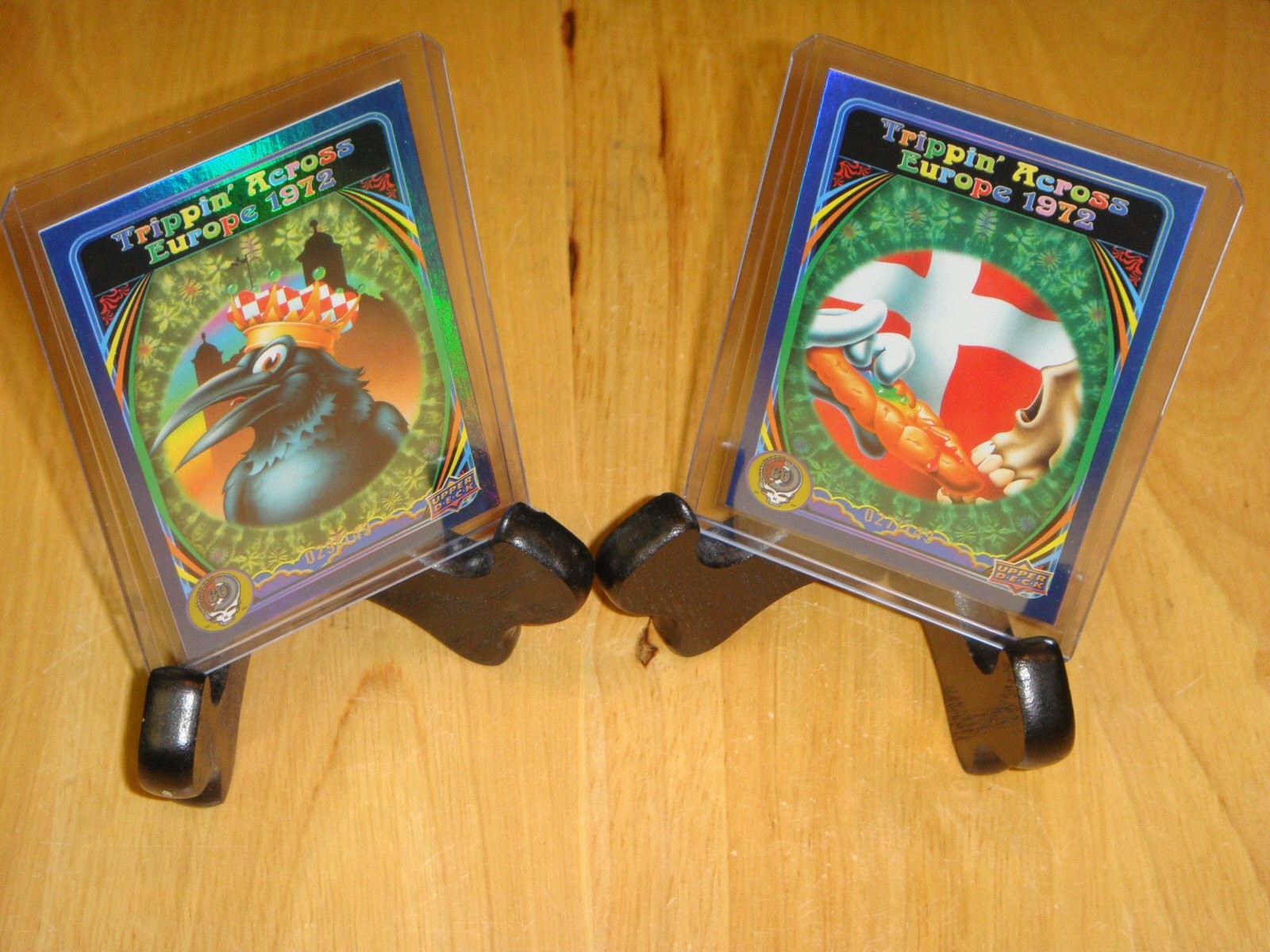 Grateful Dead Upper Deck 2 Card Lot #29 #33 EUROPE 1972.../149 Dancing Blue MINT