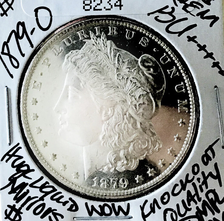 ⭐️1879 O MORGAN DOLLAR ⭐️GEM BU++++⭐️KNOCKOUT QUALITY⭐️DMPL OBV⭐️BEST EVER⭐️